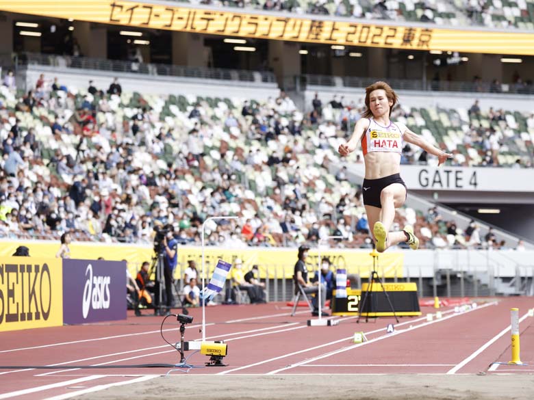 セイコーゴールデングランプリ陸上 - 【セイコーGGP優勝者コメント】女子走幅跳　秦澄美鈴（シバタ工業）コメント／Seiko Golden Grand Prix 2022 Tokyo - Women Long Jump Winner's Comment