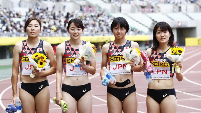 【アーカイブ】セイコーゴールデングランプリ陸上2019大阪・女子4×100mリレー