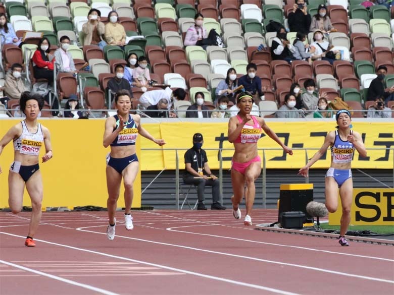 【セイコーゴールデングランプリ2022】女子200m、競い合う日本選手たち