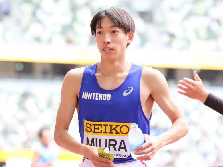 【セイコーゴールデングランプリ2022】男子3000m障害物で優勝した三浦龍司選手