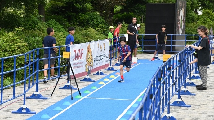 【セイコーGGP】キッズデカスロンチャレンジの様子