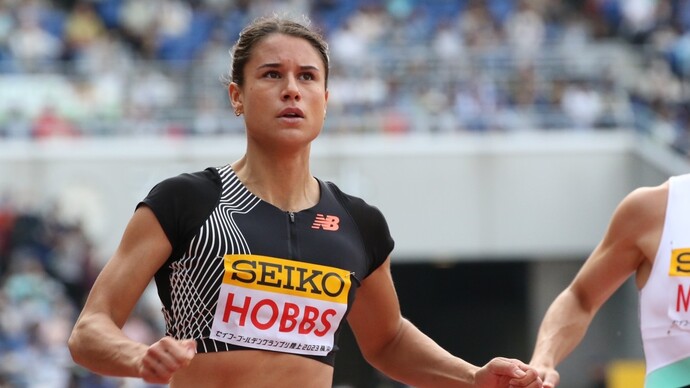 【セイコーGGP】女子100m決勝:優勝はホブス ゾイ(ニュージーランド)