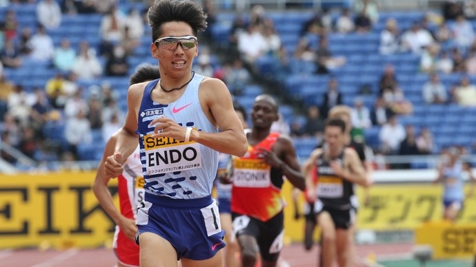 【セイコーGGP】男子3000m決勝:大会新記録で遠藤 日向(住友電工)が制する!
