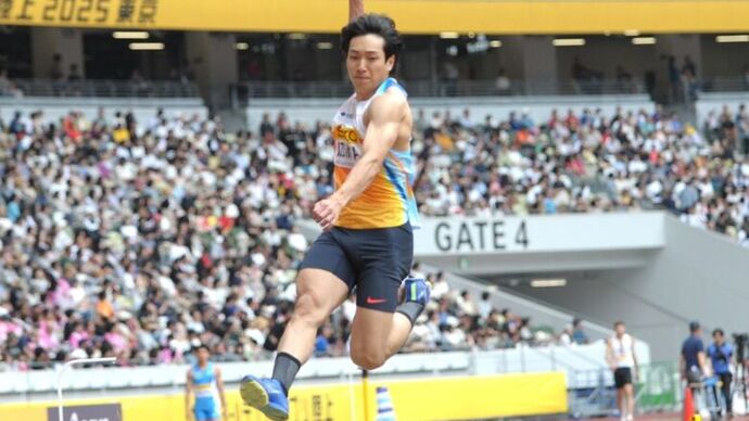 【セイコーGGP】男子 走幅跳:泉谷駿介(住友電工)は3位に。
